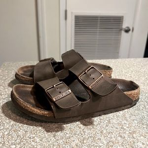Brown Birkenstocks